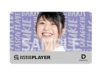 坂口優希恵　限定　ダーツライブカード 楽天市場】DARTSLIVE PLAYER GOODS第五弾 坂口優希恵選手